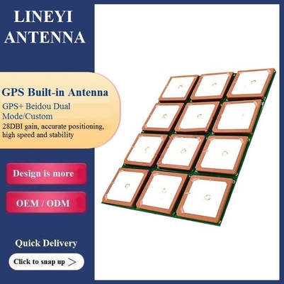 ISO9001 GPS Glonass Antenna , GPS Ceramic Patch Antenna