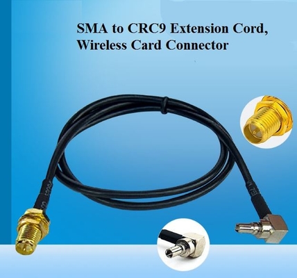 ISO9001 SMA RF Connectors , SMA To CRC9 Connector