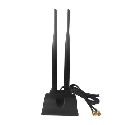 2.4G/5.8G 5dbi High Gain WiFi Antenna , High Gain Dual Band Wifi Antenna