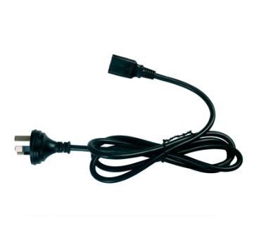 Black color 3PIN Australian plug with C13 female plug SAA certificate AC power cord