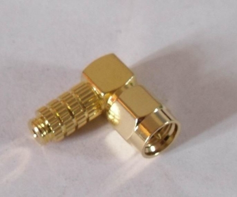 ISO9001 Gold Plated RF SMA Antenna Spring Connector