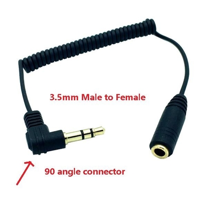 4-pin plug and connector TPU flexible Coiled phone cord with spiral cable telephone cords