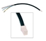 6pin 06R-JWPF-VSLE-D JST connector joint PVC annular tubes wrapped 1007 24AWG wire door control wire harnesses