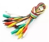 Chinese factory high quality PVC insulated 300v ul1569 16awg Crocodile Alligator Clips Cable