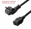 Korea Market KC Approval K3-15JT-ST2B 30.75mm2 Power Cord Supply Plug For Laptop