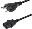 SEV Swiss Power Cord 10A 250V Plug with VDE Cable H05VV-F H05RN-F 3G0.751.01.5mm2 AC Power Supply Cord