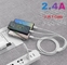 Nylon Fast Charging 2 Meters 3 In 1 Data Cable
